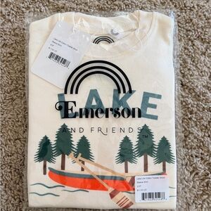 Lake Life Emerson Toddler Short Sleeve Tee - Cream